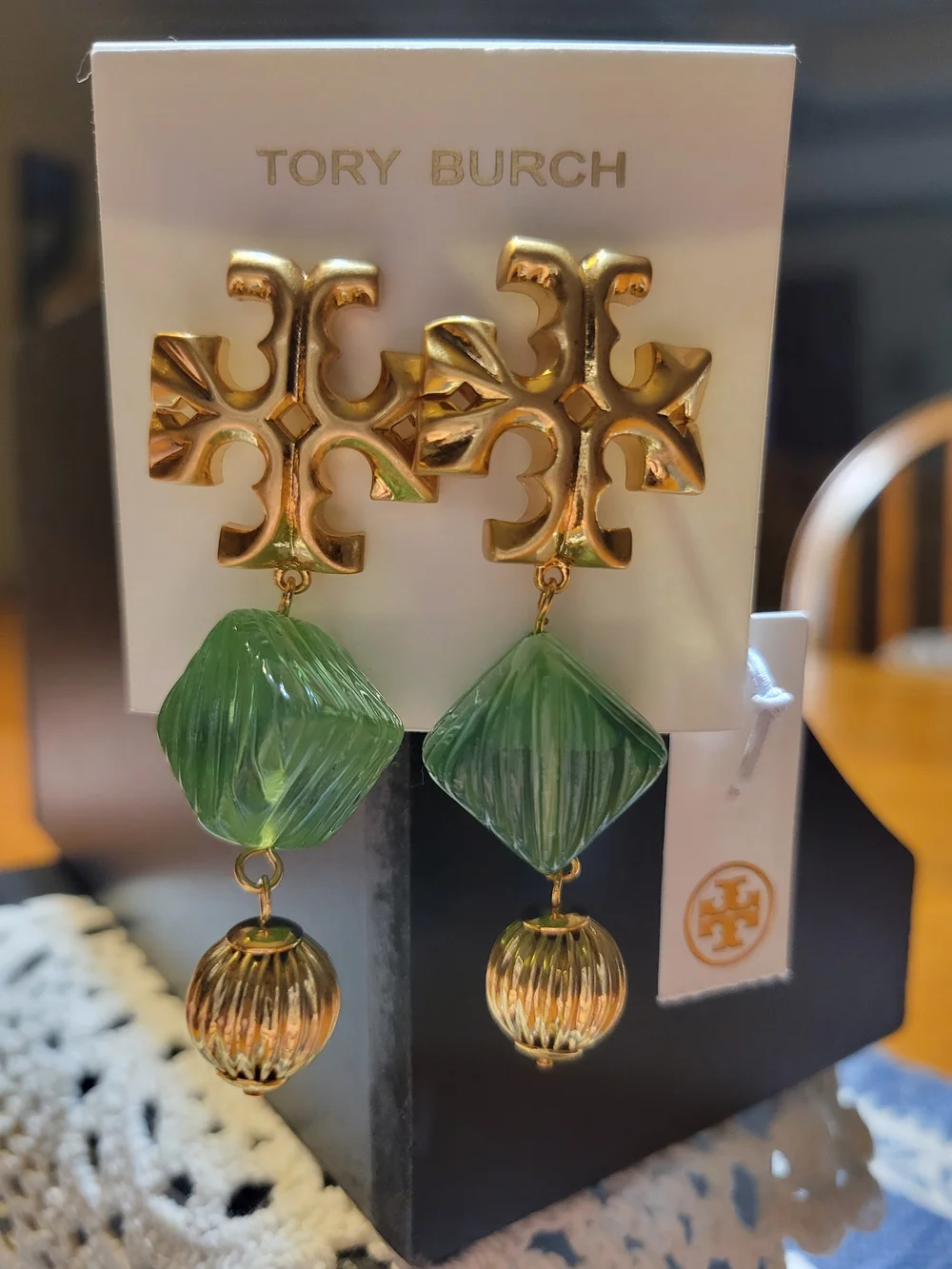 Tory Burch Gold-Tone Drop Earrings
